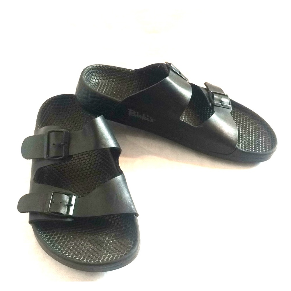 Birkenstock Birki’s Pool Sandals Black 43 EUC
